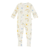 Macacão Arco-Íris em Malha de Bambu com Zíper Duas Vias – Trend4Kids